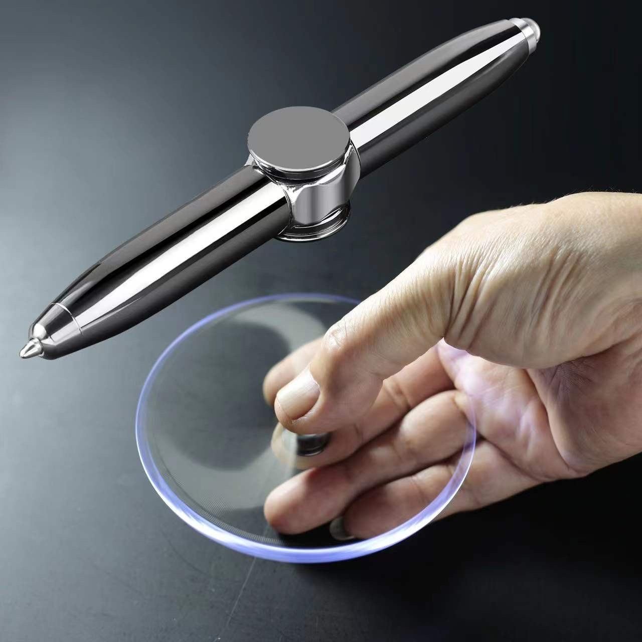 Fidget spinner pen Fun ũ  Ƽ ٱ LED ȸ..